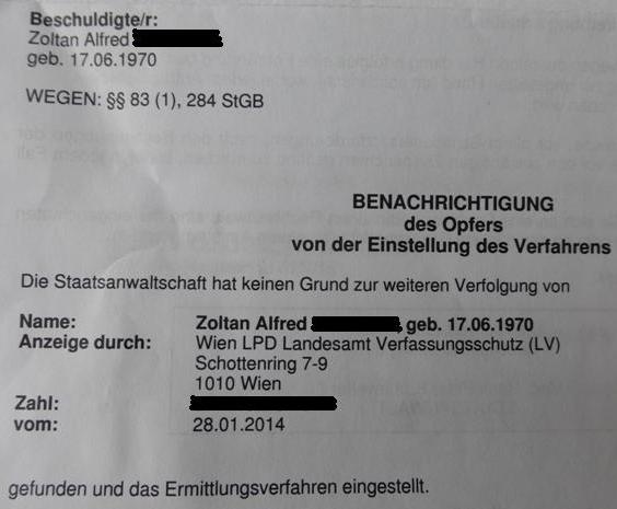 Alle Verfahren Gegen Den Buttersaureattentater Wurden Eingestellt
